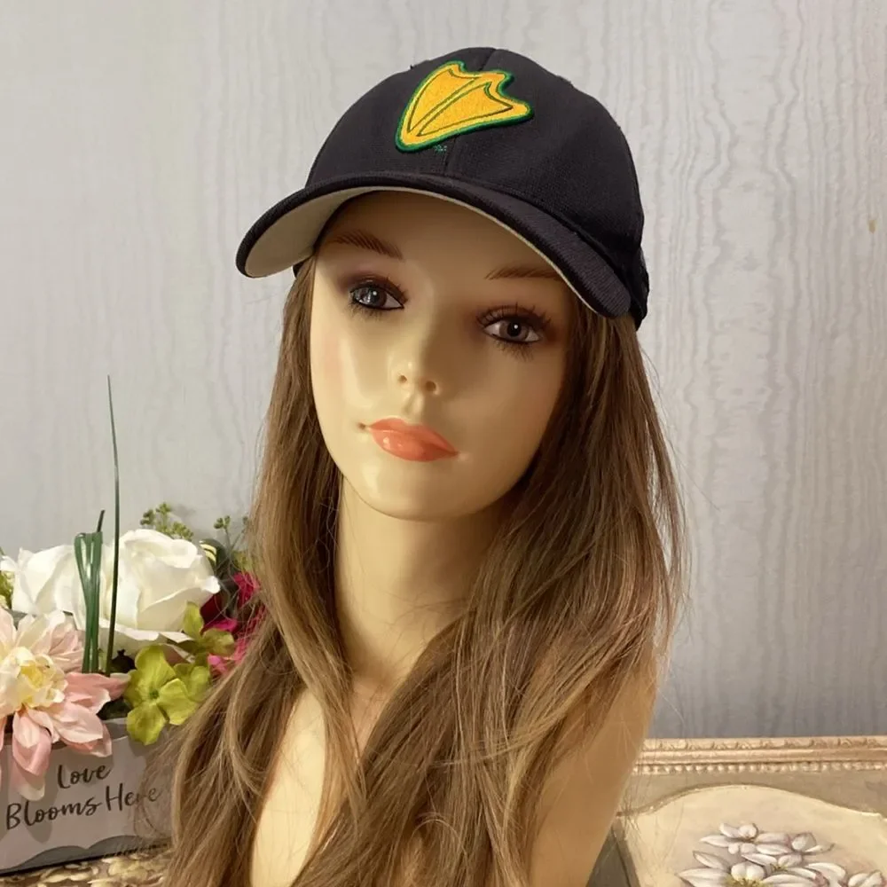 NCAA Oregon Ducks Cap Hat Adjustable Unisex Black Gold Green